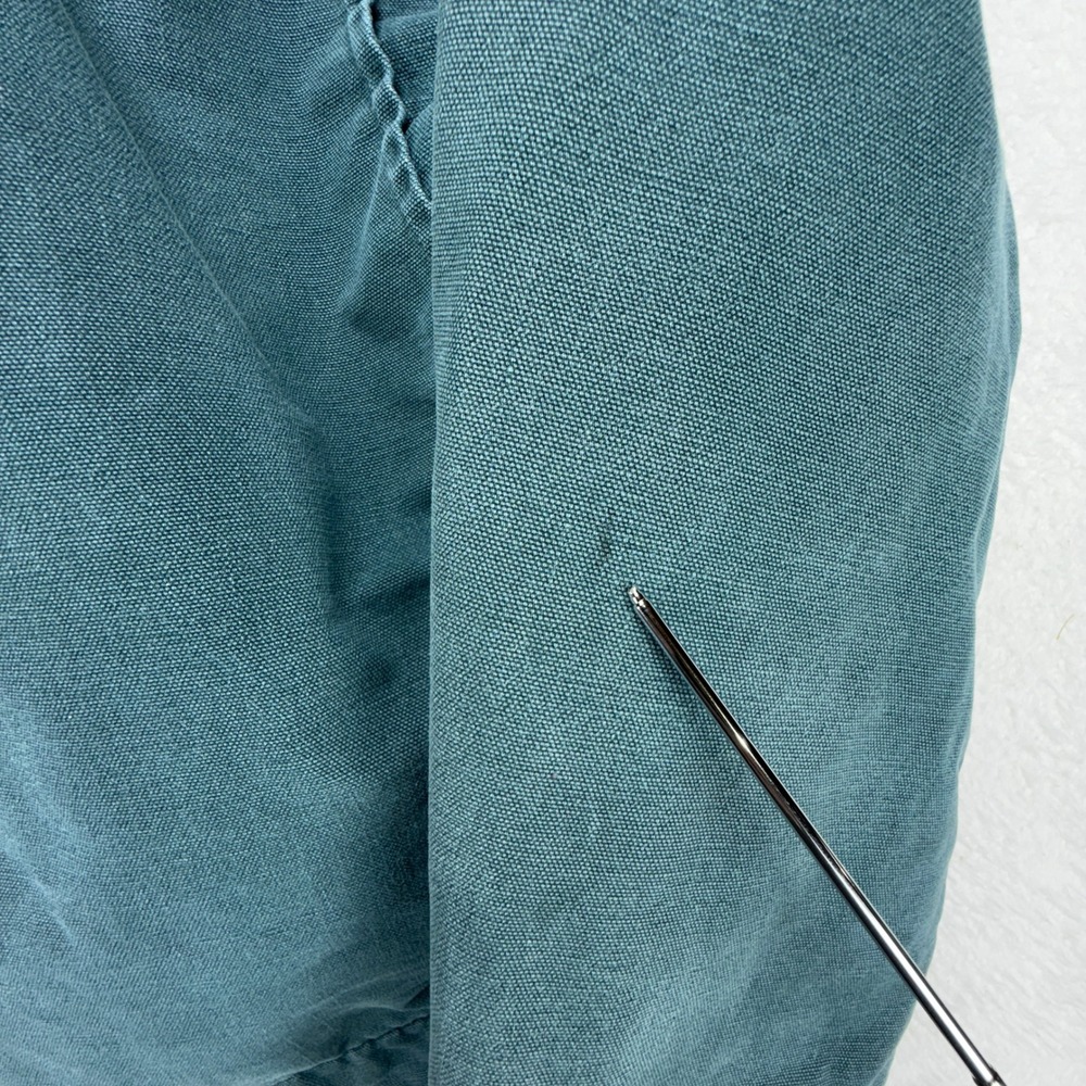 Vintage Carhartt Detroit Jacket Blanket Lined Mens Large J43 HTG Hunter Green - Picture 14 of 16